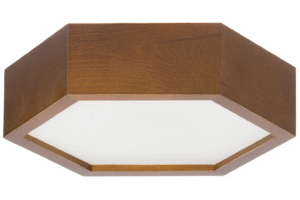 Lampa sufitowa LEJA heks ∅275 RUSTIKAL do salonu kuchni łazienki STYLOWA