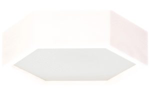 Lampa sufitowa LEJA heks ∅275 BIELONA do salonu kuchni łazienki STYLOWA