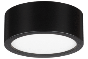 Lampa sufitowa LEJA Plafon ∅200 CZARNY do salonu kuchni łazienki STYLOWA