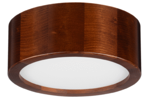 Lampa sufitowa LEJA Plafon ∅200 ORZECH do salonu kuchni łazienki STYLOWA