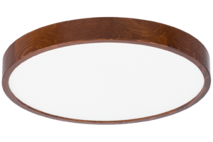 Lampa sufitowa LEJA Plafon LED ∅475 ORZECH do salonu kuchni 4000K STYLOWA