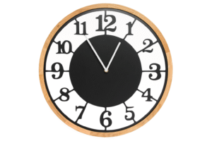 Zegar ścienny LEJA 47cm drewniany DĄB premium