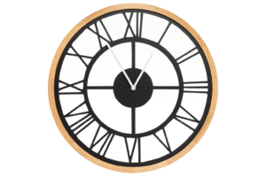 Zegar ścienny LEJA 47cm drewniany DĄB premium